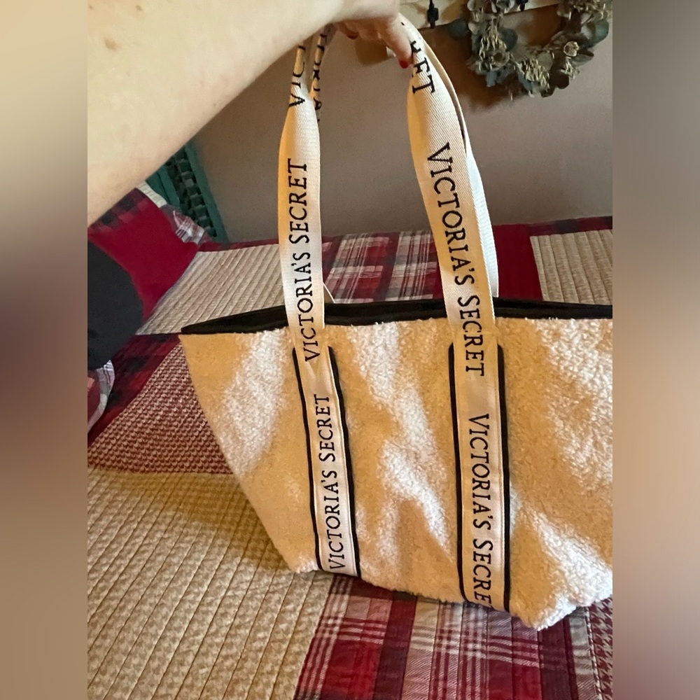 Fleece Victoria Secret Tote
